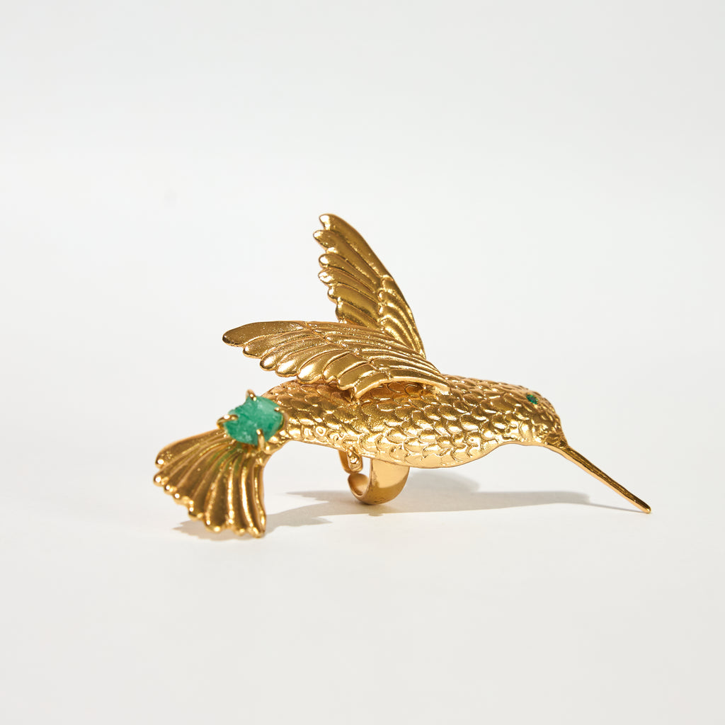 LARGE HUMMINGBIRD RING