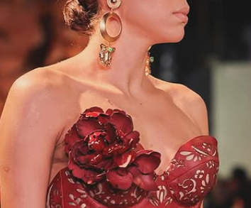 LEOPARD EARRINGS WITH CIRCLE